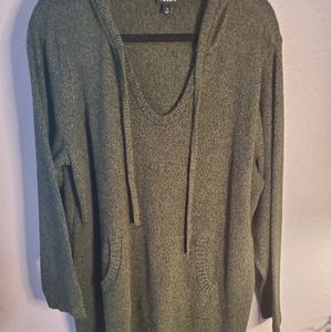 Torrid olive hoodie dress sz 3
